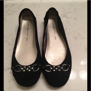 Anne Klein Suede Flats